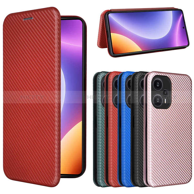 Funda de Cuero Cartera con Soporte Carcasa L04Z para Xiaomi Poco F5 5G