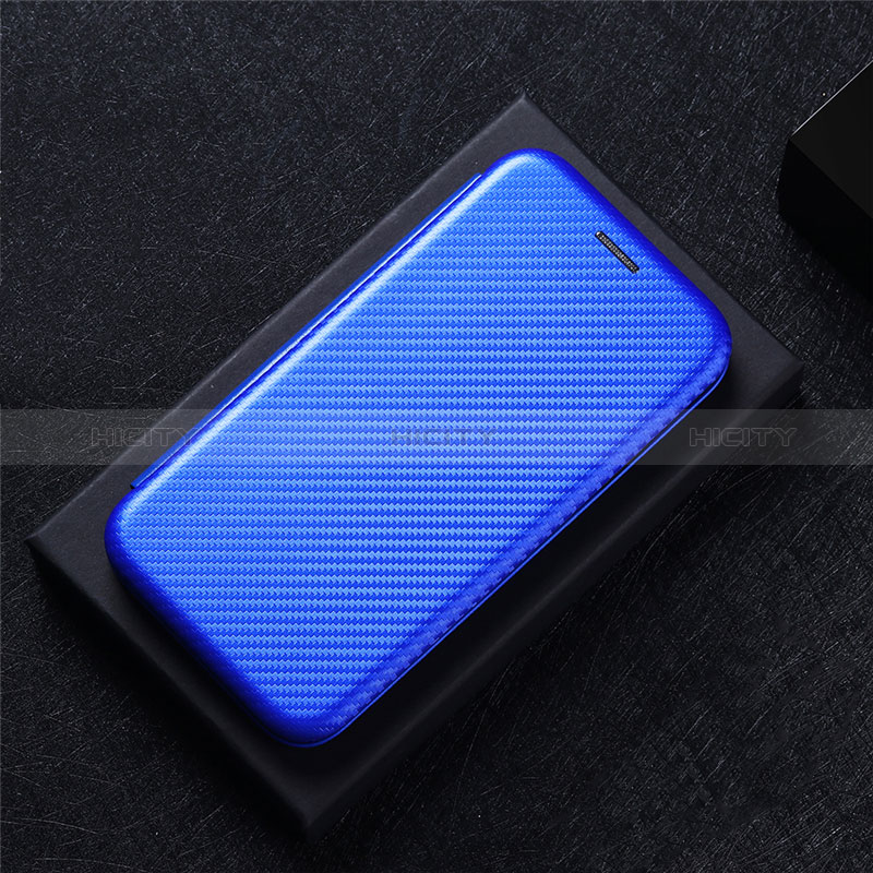 Funda de Cuero Cartera con Soporte Carcasa L04Z para Xiaomi Poco F5 5G Azul