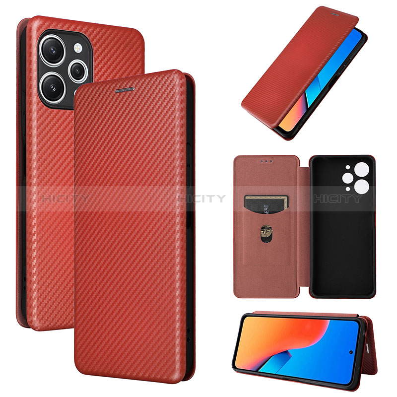 Funda de Cuero Cartera con Soporte Carcasa L04Z para Xiaomi Redmi 12 4G