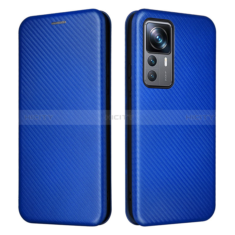 Funda de Cuero Cartera con Soporte Carcasa L04Z para Xiaomi Redmi K50 Ultra 5G Azul