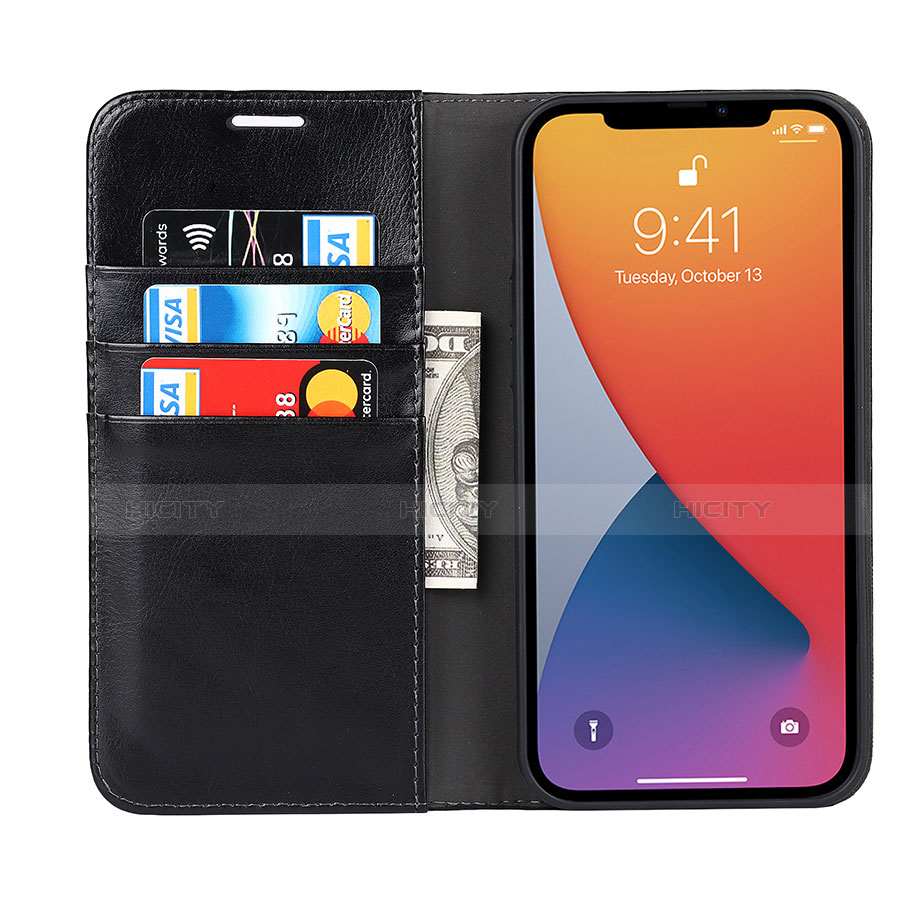 Funda de Cuero Cartera con Soporte Carcasa L05 para Apple iPhone 13 Pro