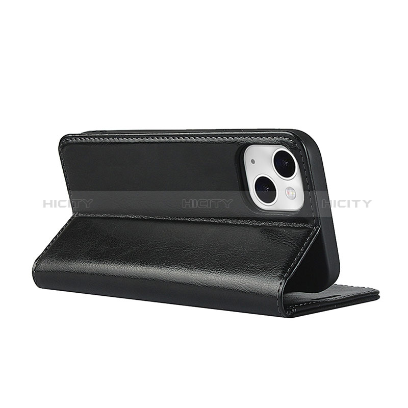 Funda de Cuero Cartera con Soporte Carcasa L05 para Apple iPhone 15 Plus