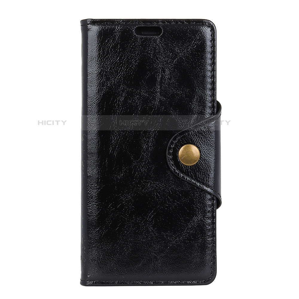 Funda de Cuero Cartera con Soporte Carcasa L05 para Asus Zenfone 5 ZS620KL Negro