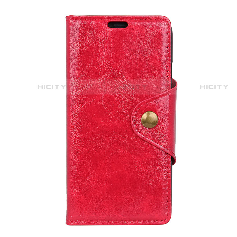 Funda de Cuero Cartera con Soporte Carcasa L05 para Asus Zenfone Max ZB663KL Rojo