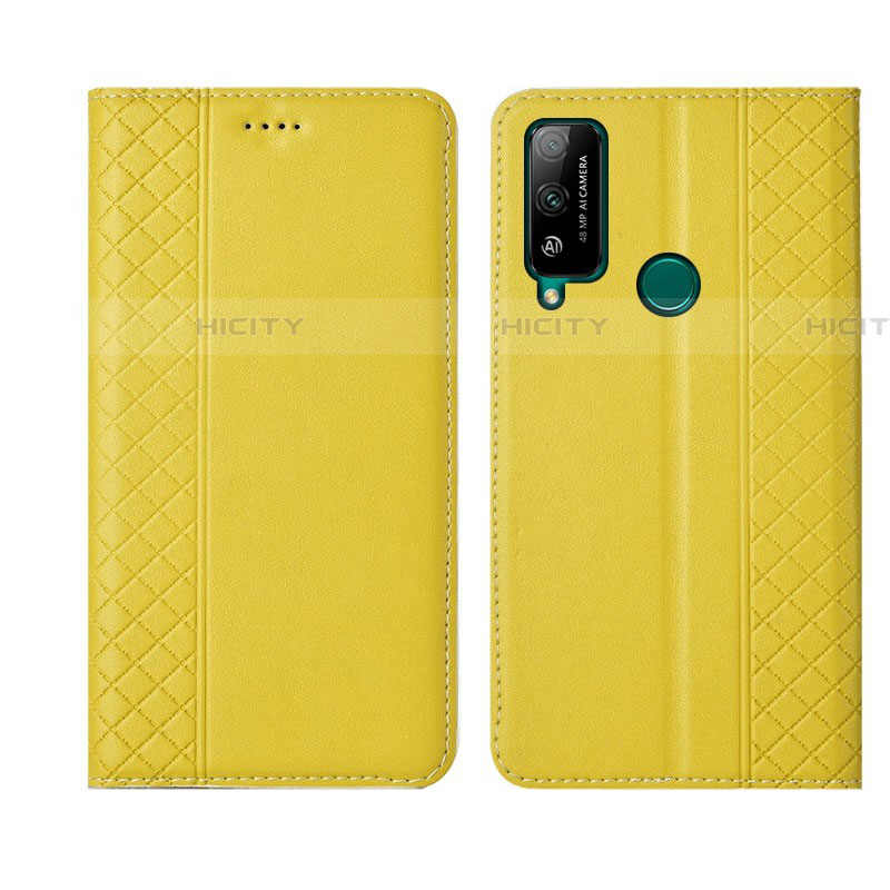 Funda de Cuero Cartera con Soporte Carcasa L05 para Huawei Honor Play4T Amarillo