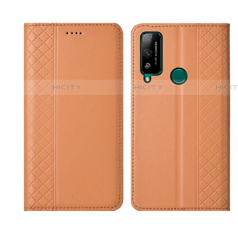 Funda de Cuero Cartera con Soporte Carcasa L05 para Huawei Honor Play4T Naranja