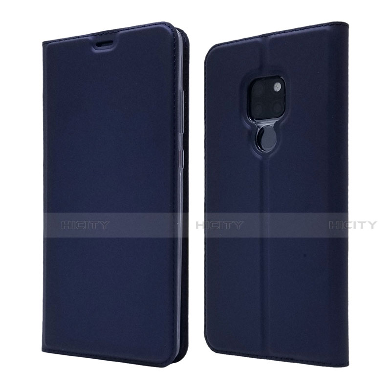 Funda de Cuero Cartera con Soporte Carcasa L05 para Huawei Mate 20 Azul