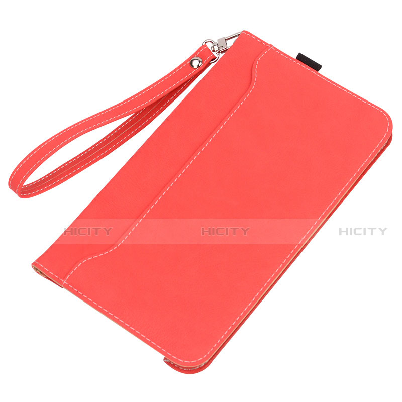 Funda de Cuero Cartera con Soporte Carcasa L05 para Huawei MatePad 10.4 Rojo