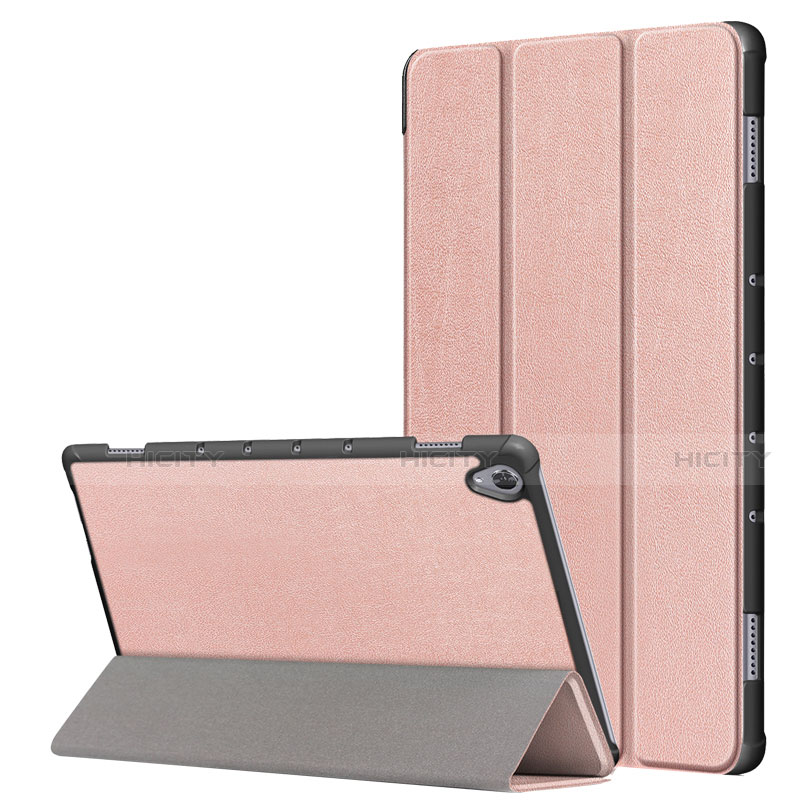 Funda de Cuero Cartera con Soporte Carcasa L05 para Huawei MatePad 10.8 Oro Rosa