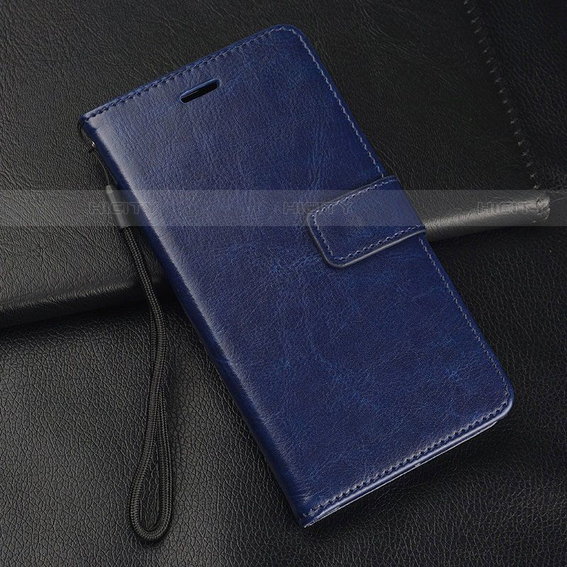 Funda de Cuero Cartera con Soporte Carcasa L05 para Huawei P Smart Pro (2019) Azul