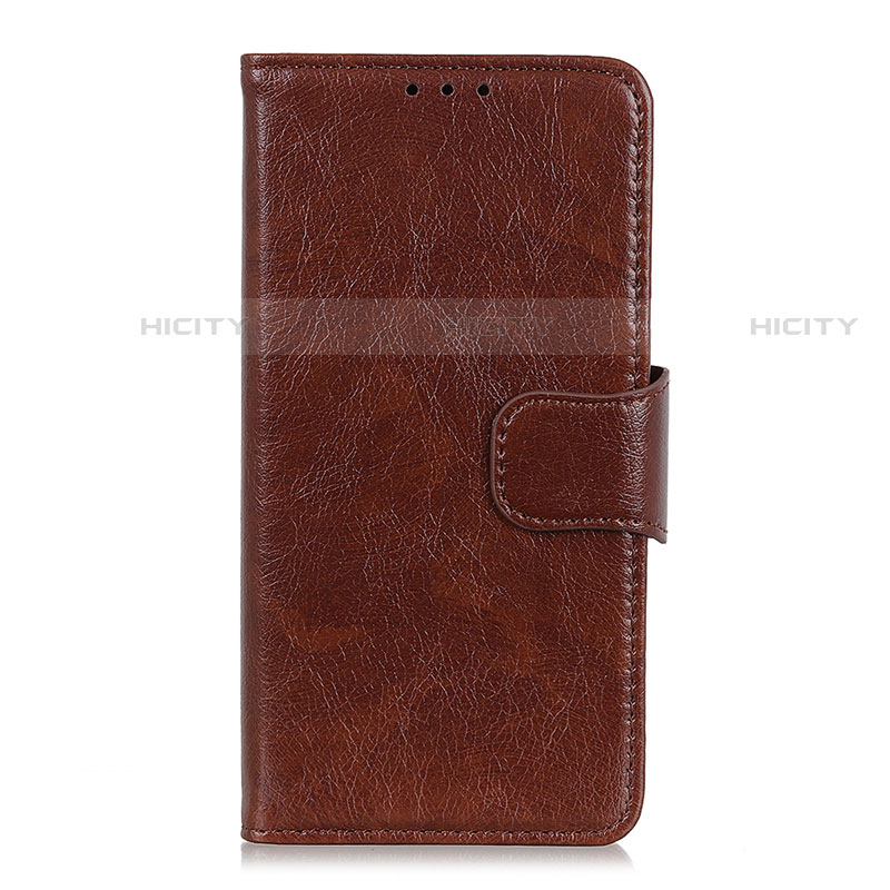 Funda de Cuero Cartera con Soporte Carcasa L05 para Huawei P smart S Marron