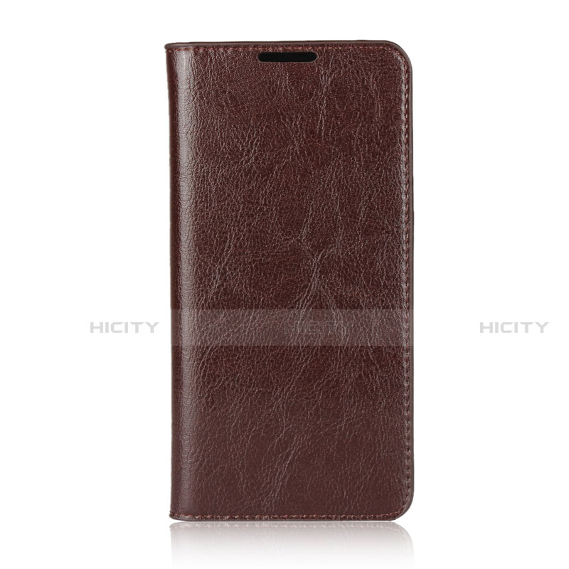 Funda de Cuero Cartera con Soporte Carcasa L05 para Huawei P30 Lite Marron