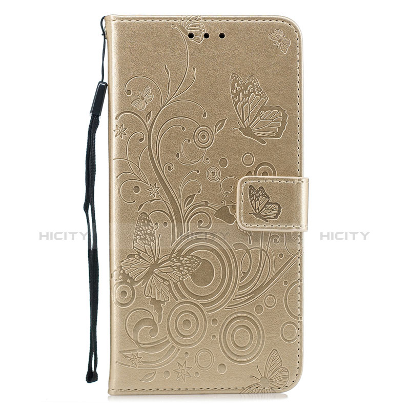 Funda de Cuero Cartera con Soporte Carcasa L05 para Huawei P30 Oro