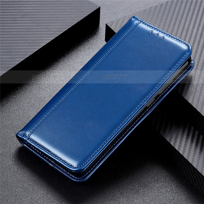 Funda de Cuero Cartera con Soporte Carcasa L05 para Huawei Y7p Azul