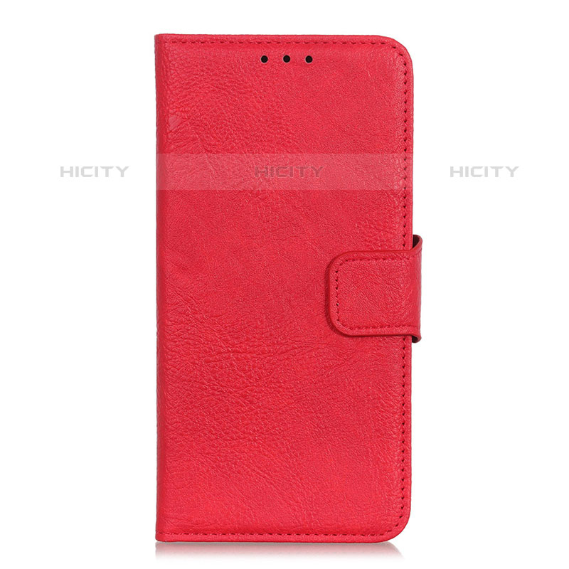 Funda de Cuero Cartera con Soporte Carcasa L05 para Oppo A35 Rojo