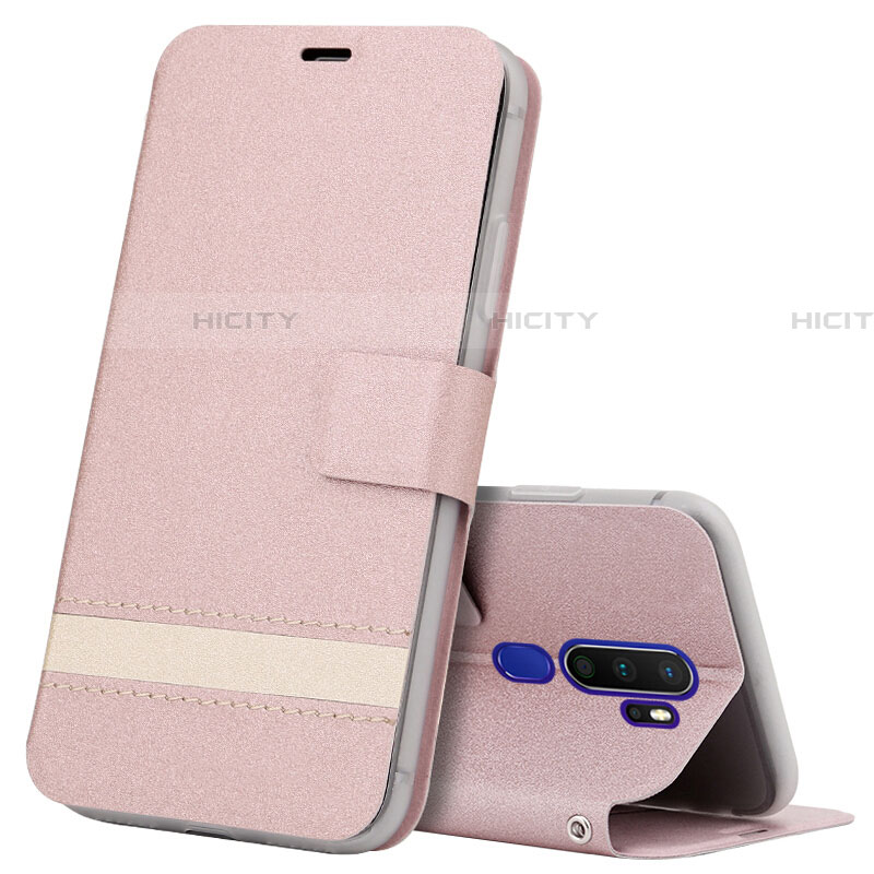 Funda de Cuero Cartera con Soporte Carcasa L05 para Oppo A9 (2020)