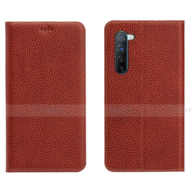 Funda de Cuero Cartera con Soporte Carcasa L05 para Oppo Reno3