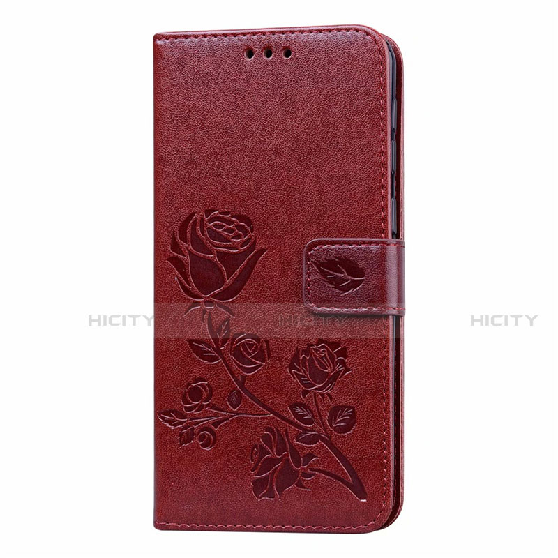 Funda de Cuero Cartera con Soporte Carcasa L05 para Samsung Galaxy M21s Marron