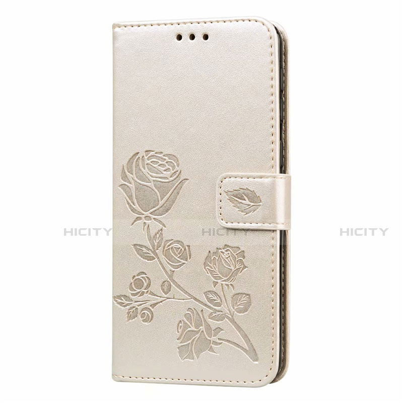 Funda de Cuero Cartera con Soporte Carcasa L05 para Samsung Galaxy M31 Prime Edition Oro