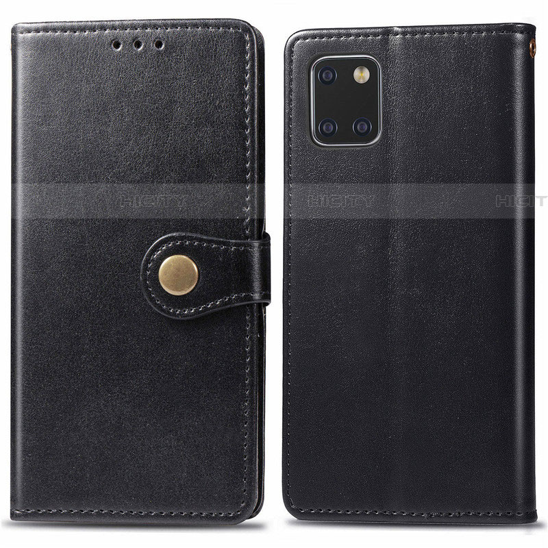 Funda de Cuero Cartera con Soporte Carcasa L05 para Samsung Galaxy M60s Negro