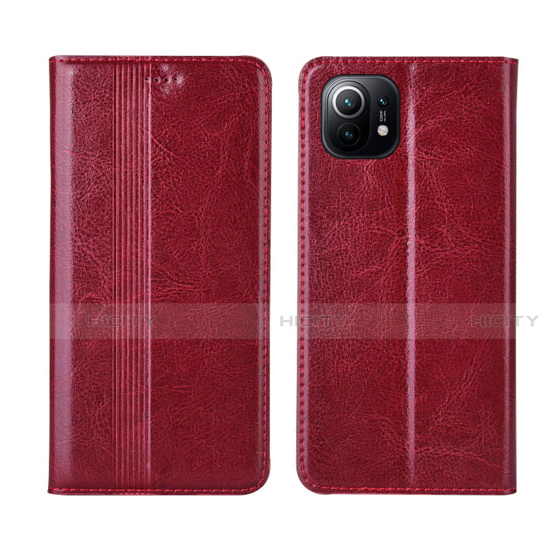 Funda de Cuero Cartera con Soporte Carcasa L05 para Xiaomi Mi 11 Lite 4G