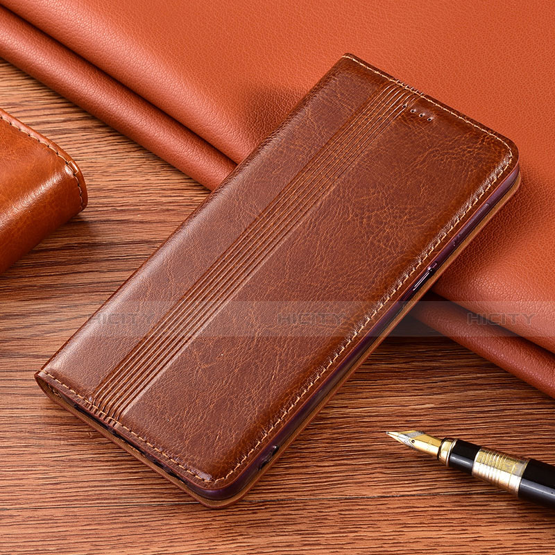 Funda de Cuero Cartera con Soporte Carcasa L05 para Xiaomi Mi 11 Lite 5G NE Marron Claro