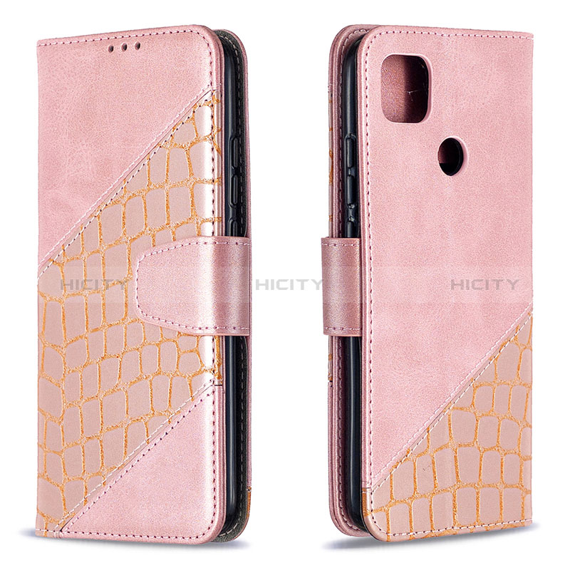 Funda de Cuero Cartera con Soporte Carcasa L05 para Xiaomi Redmi 10A 4G