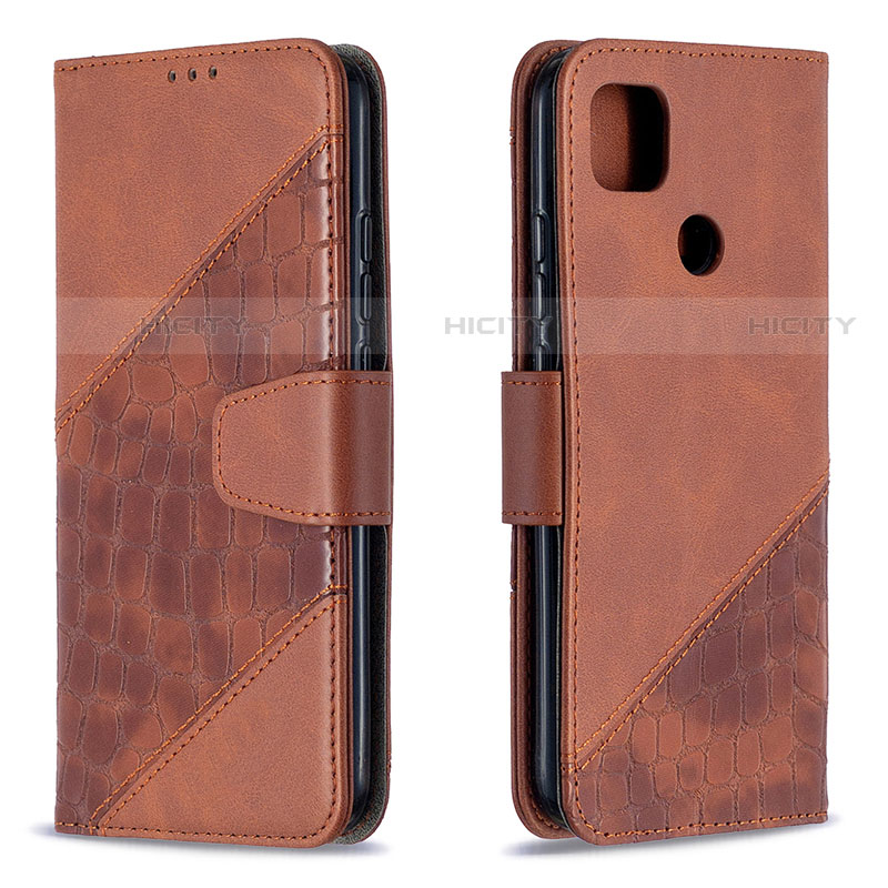 Funda de Cuero Cartera con Soporte Carcasa L05 para Xiaomi Redmi 9 India