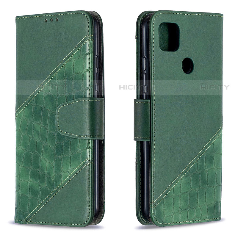 Funda de Cuero Cartera con Soporte Carcasa L05 para Xiaomi Redmi 9 India