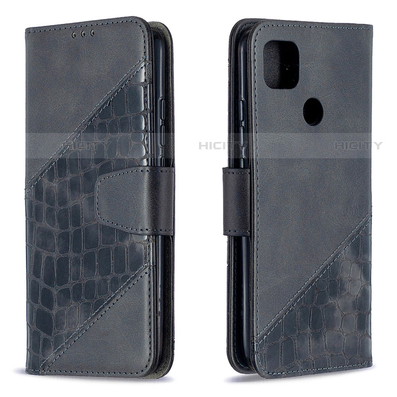 Funda de Cuero Cartera con Soporte Carcasa L05 para Xiaomi Redmi 9 India