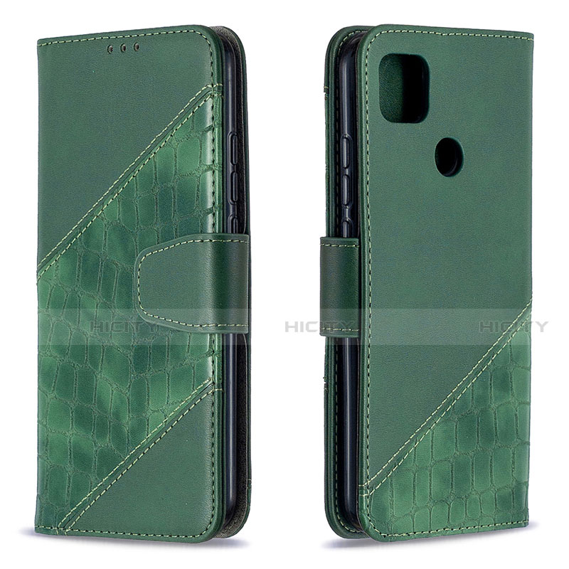 Funda de Cuero Cartera con Soporte Carcasa L05 para Xiaomi Redmi 9C NFC