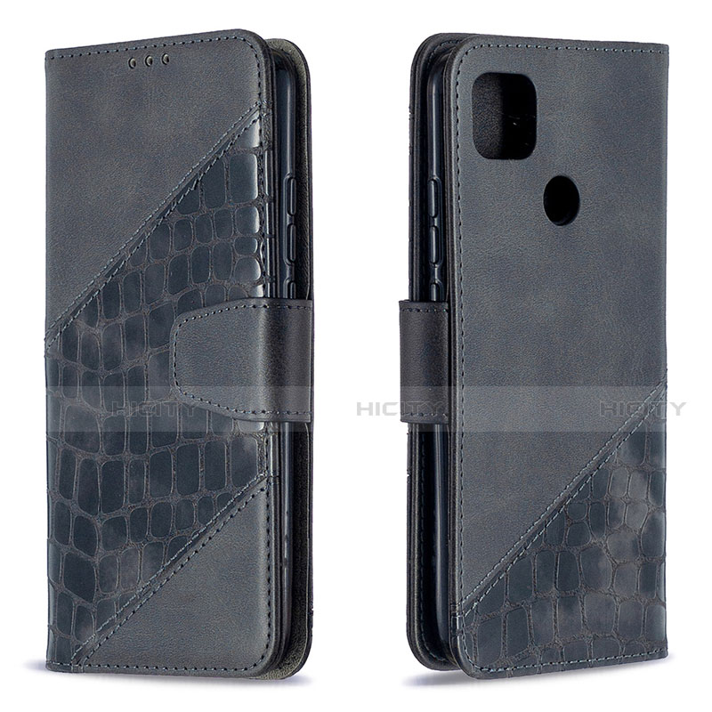 Funda de Cuero Cartera con Soporte Carcasa L05 para Xiaomi Redmi 9C NFC