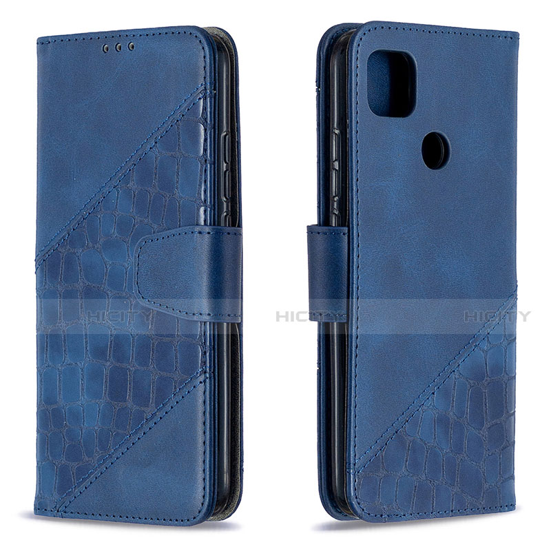 Funda de Cuero Cartera con Soporte Carcasa L05 para Xiaomi Redmi 9C NFC