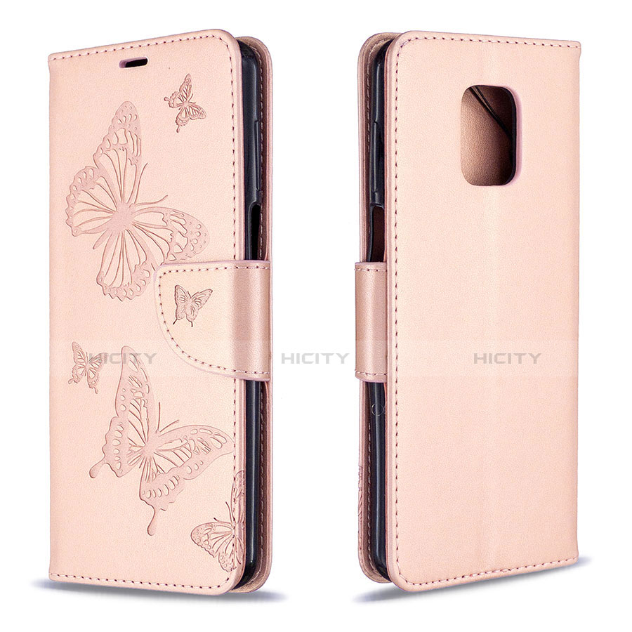 Funda de Cuero Cartera con Soporte Carcasa L05 para Xiaomi Redmi Note 9 Pro