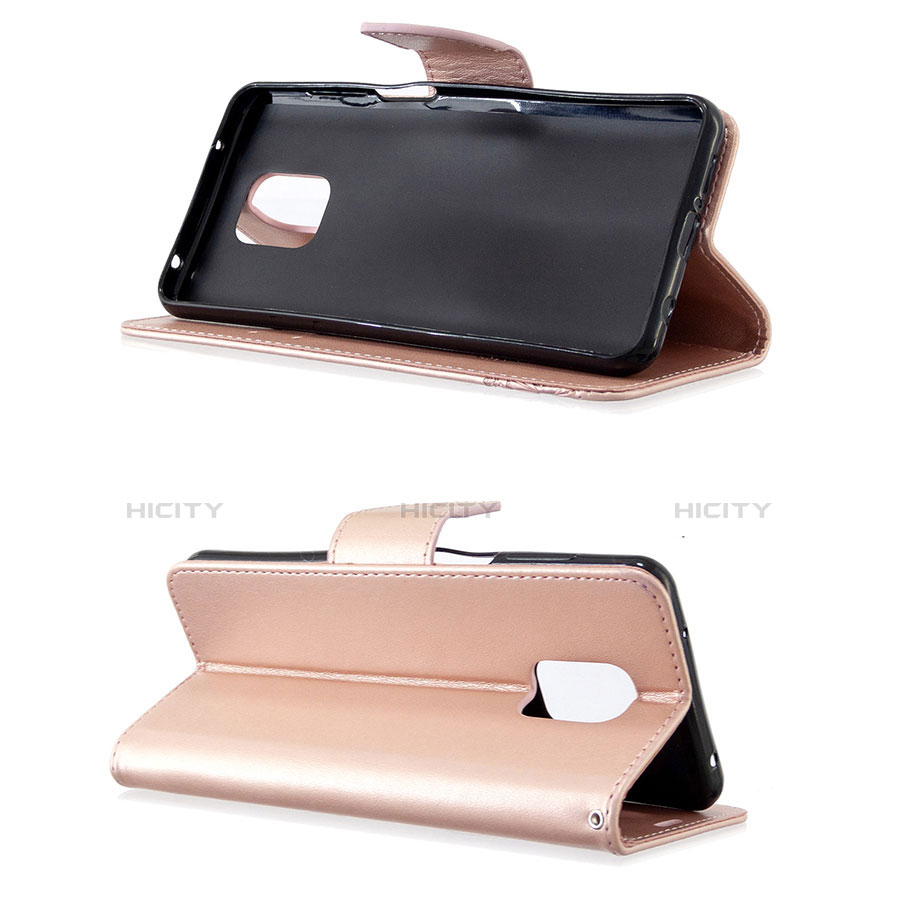 Funda de Cuero Cartera con Soporte Carcasa L05 para Xiaomi Redmi Note 9 Pro Max