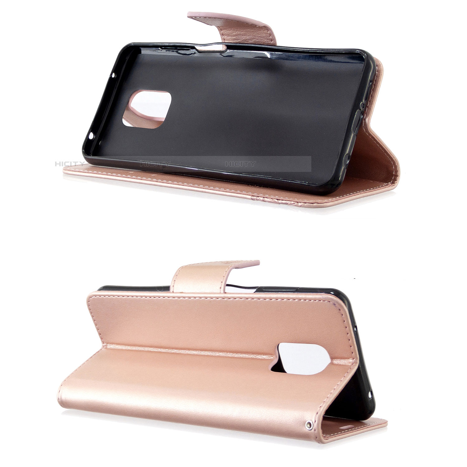 Funda de Cuero Cartera con Soporte Carcasa L05 para Xiaomi Redmi Note 9S