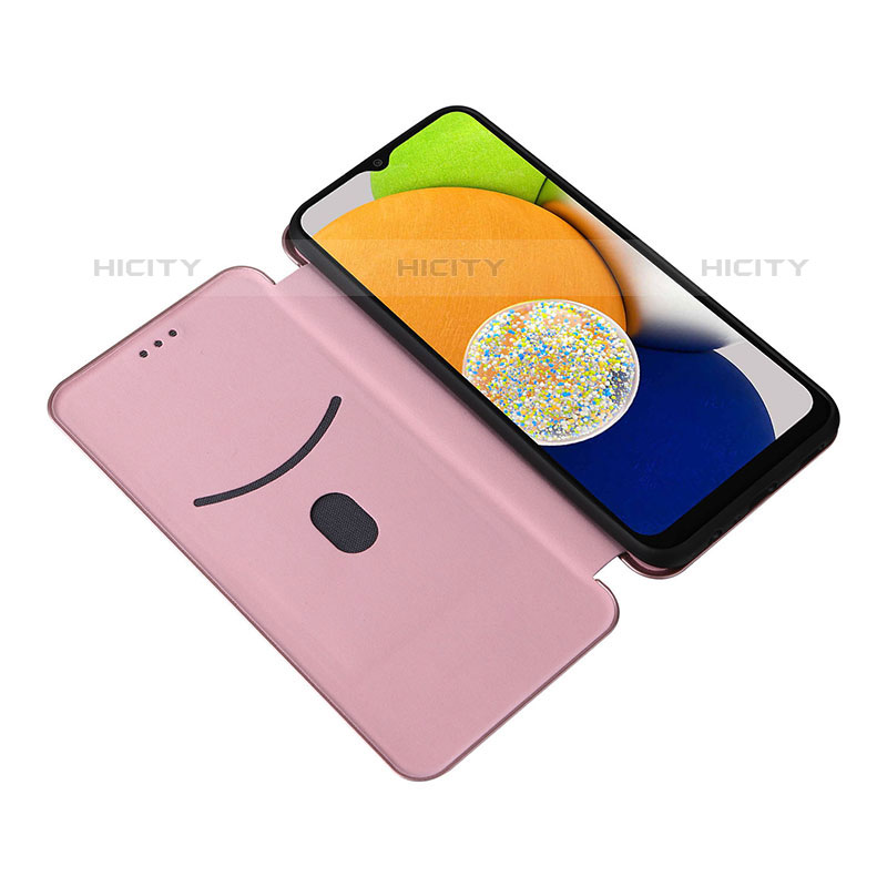 Funda de Cuero Cartera con Soporte Carcasa L05Z para Samsung Galaxy A03