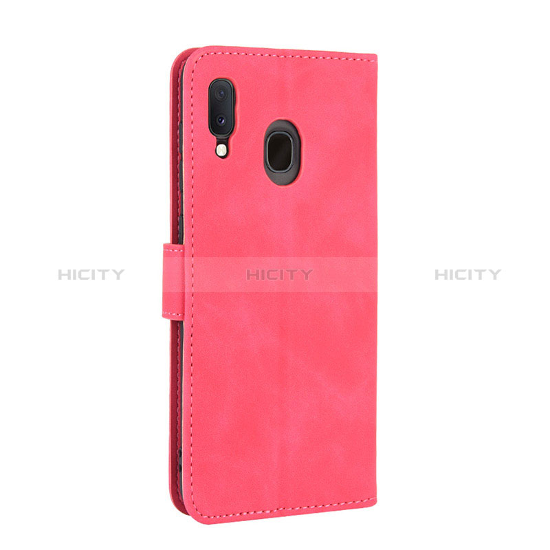 Funda de Cuero Cartera con Soporte Carcasa L05Z para Samsung Galaxy A20