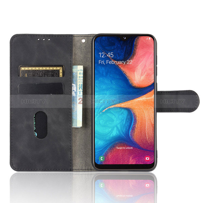 Funda de Cuero Cartera con Soporte Carcasa L05Z para Samsung Galaxy A20