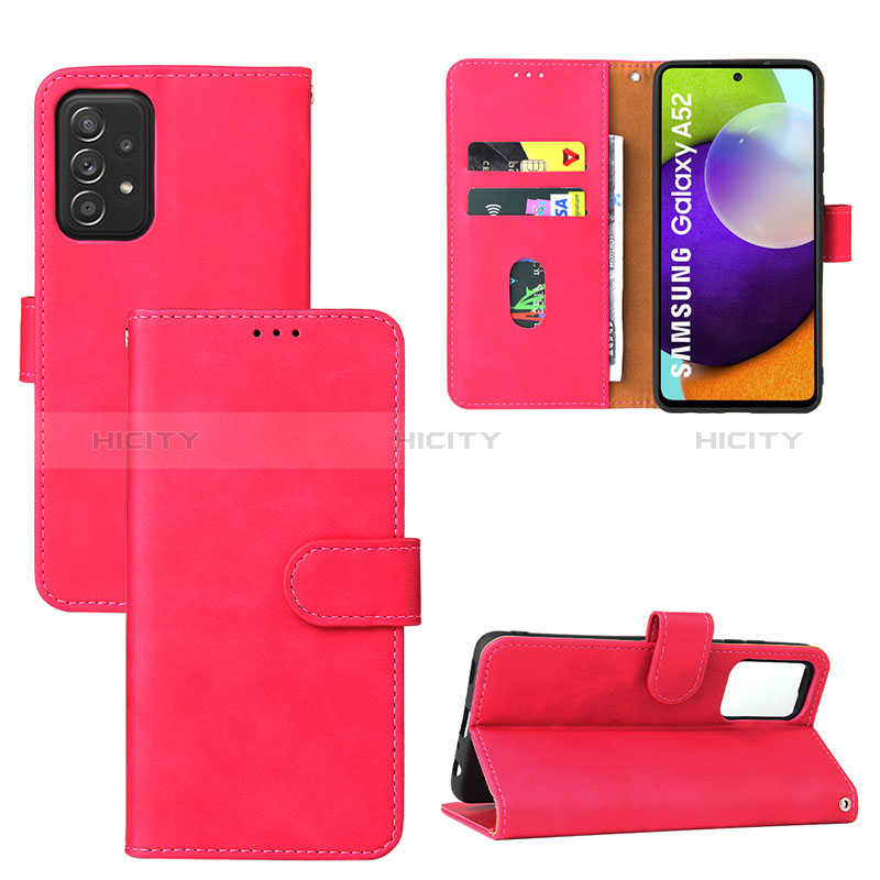 Funda de Cuero Cartera con Soporte Carcasa L05Z para Samsung Galaxy A52s 5G