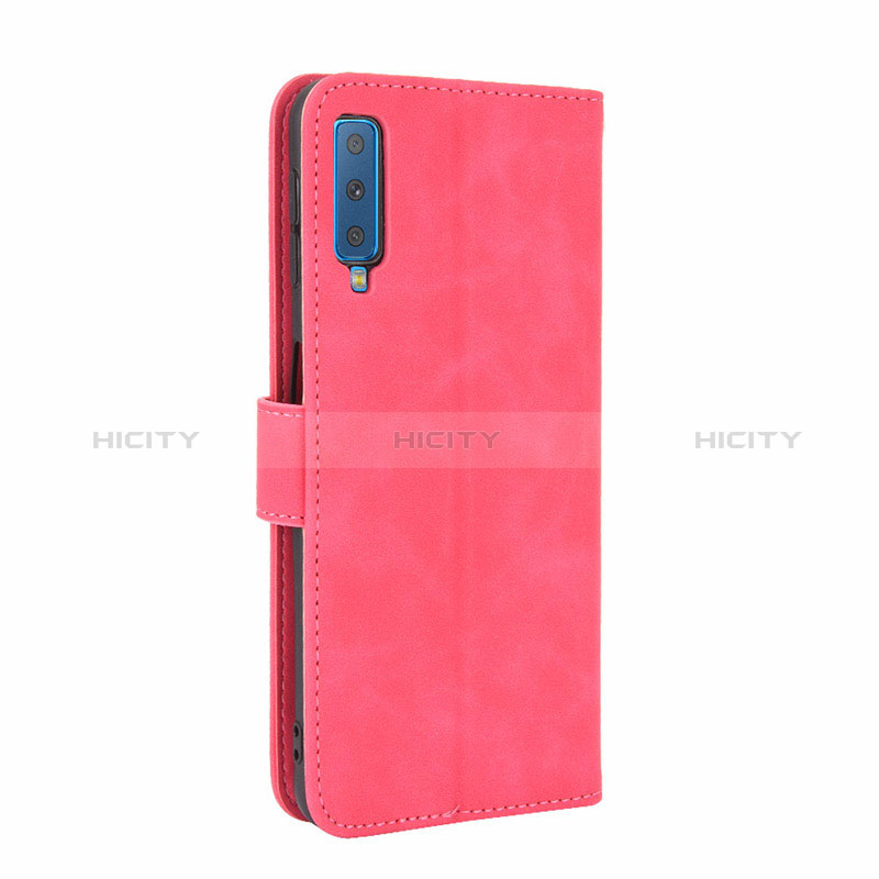 Funda de Cuero Cartera con Soporte Carcasa L05Z para Samsung Galaxy A7 (2018) A750