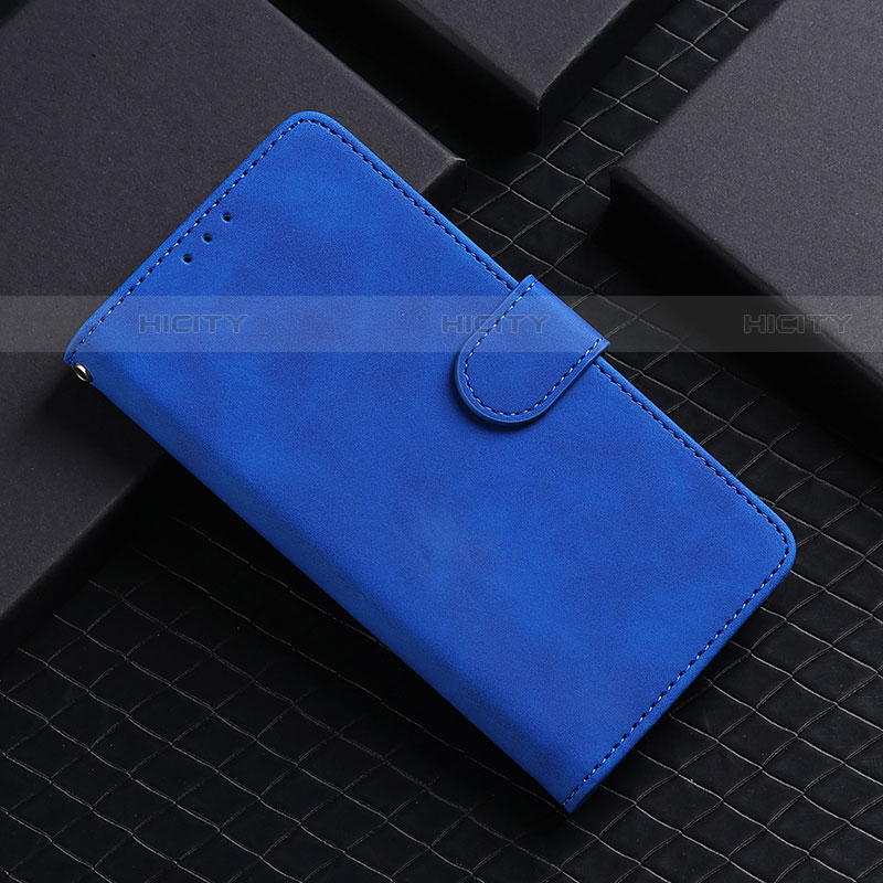 Funda de Cuero Cartera con Soporte Carcasa L05Z para Samsung Galaxy S21 FE 5G Azul