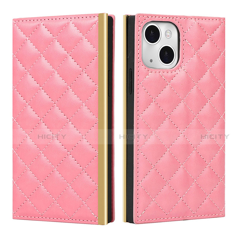 Funda de Cuero Cartera con Soporte Carcasa L06 para Apple iPhone 13 Rosa