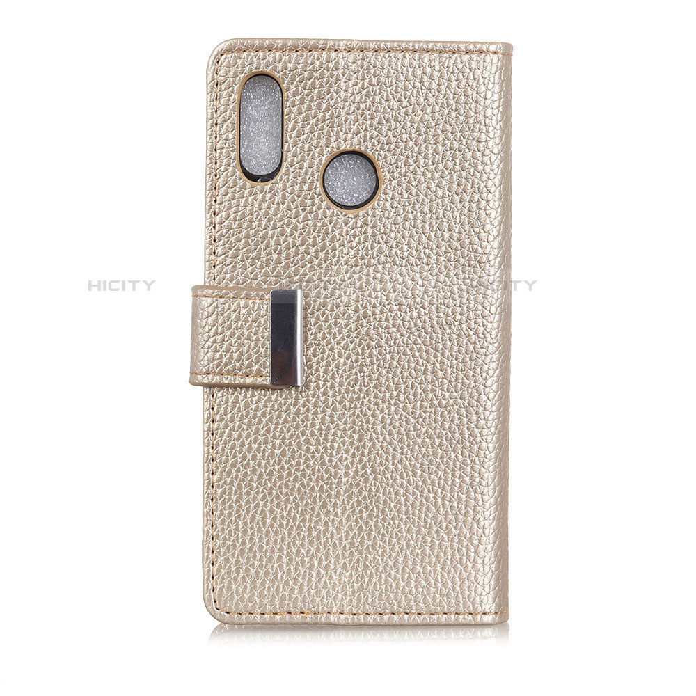 Funda de Cuero Cartera con Soporte Carcasa L06 para Asus Zenfone 5 ZE620KL Oro