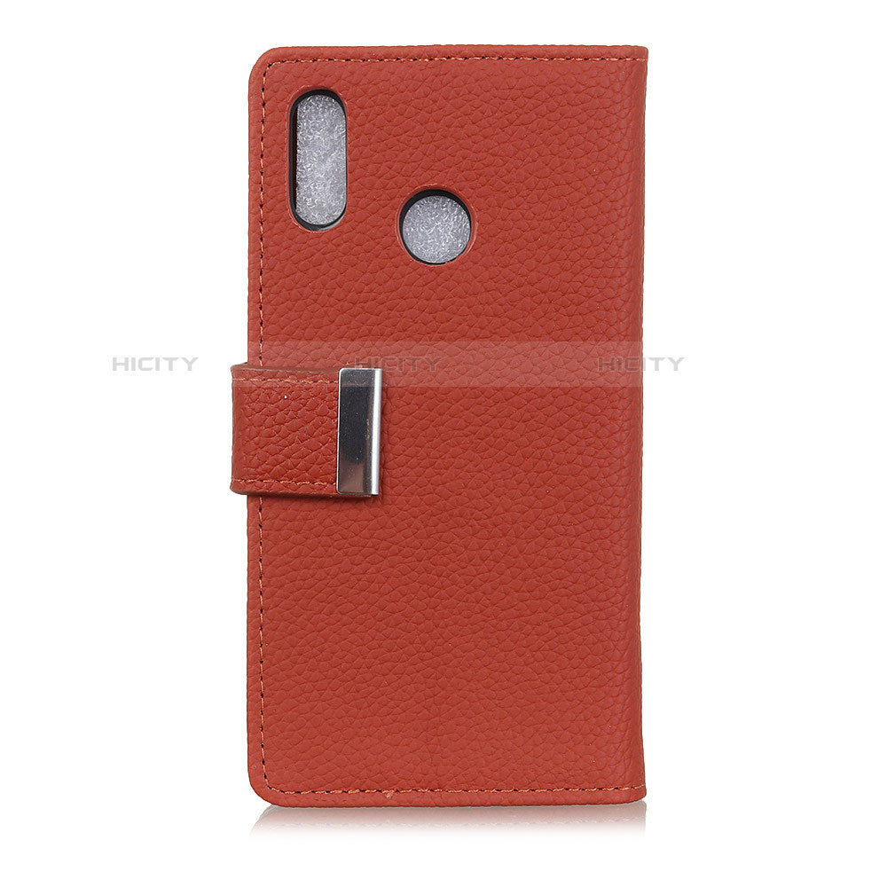 Funda de Cuero Cartera con Soporte Carcasa L06 para Asus Zenfone 5 ZS620KL Rojo Rosa