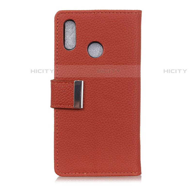 Funda de Cuero Cartera con Soporte Carcasa L06 para Asus Zenfone Max ZB555KL Rojo Rosa