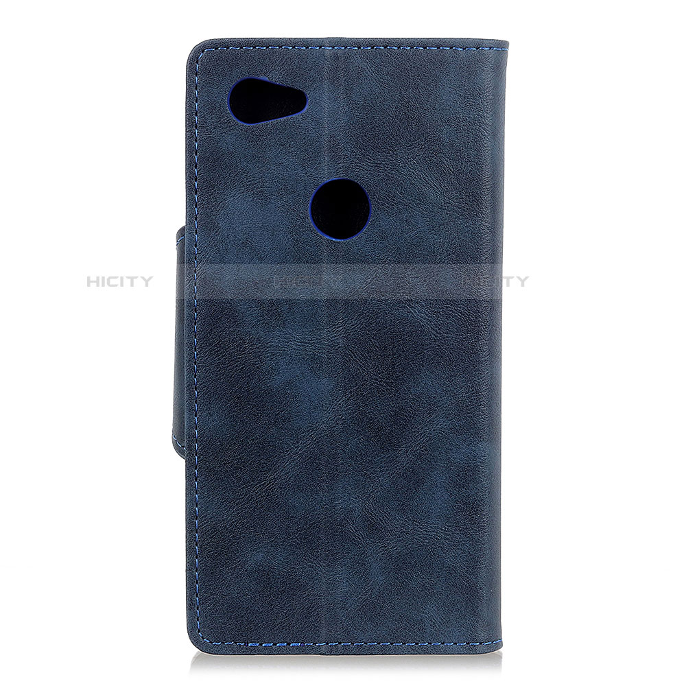 Funda de Cuero Cartera con Soporte Carcasa L06 para Google Pixel 3a XL Azul