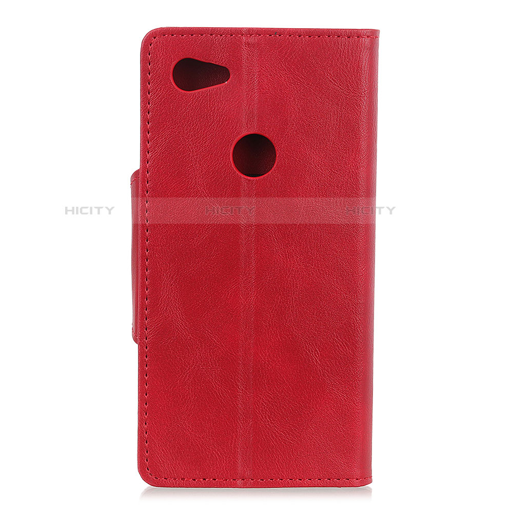 Funda de Cuero Cartera con Soporte Carcasa L06 para Google Pixel 3a XL Rojo