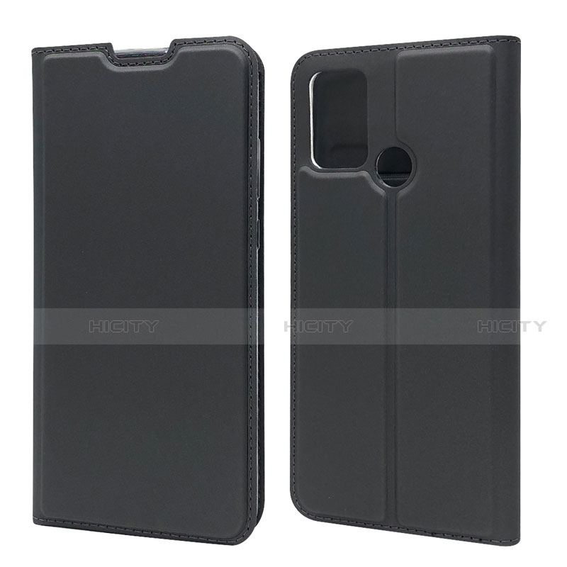 Funda de Cuero Cartera con Soporte Carcasa L06 para Huawei Honor 9A Negro