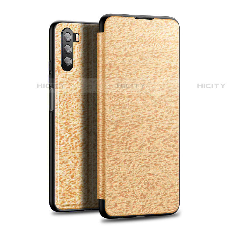 Funda de Cuero Cartera con Soporte Carcasa L06 para Huawei Mate 40 Lite 5G Oro